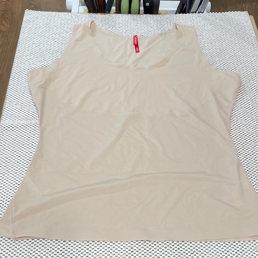 Spanx Thibstincts Beige Top - Sz 1X